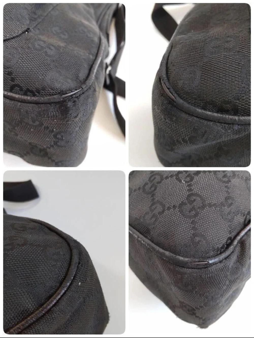 Gucci Black Crossbody Messenger Bag